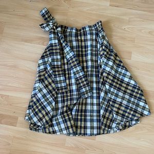 JW ANDERSON x Uniqlo plaid midi skirt